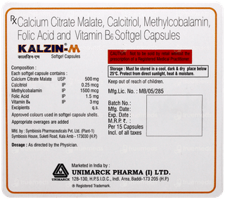 Kalzin M Capsule 15
